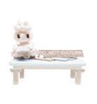 Nakalle, expressive handmade clay rabbit（個別スタンプ：10）