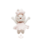 Nakalle, expressive handmade clay rabbit（個別スタンプ：12）