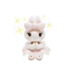 Nakalle, expressive handmade clay rabbit（個別スタンプ：14）