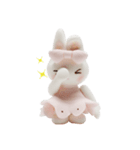 Nakalle, expressive handmade clay rabbit（個別スタンプ：16）