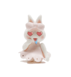 Nakalle, expressive handmade clay rabbit（個別スタンプ：17）