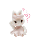Nakalle, expressive handmade clay rabbit（個別スタンプ：23）