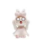 Nakalle, expressive handmade clay rabbit（個別スタンプ：24）