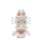 Nakalle, expressive handmade clay rabbit（個別スタンプ：29）