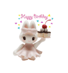 Nakalle, expressive handmade clay rabbit（個別スタンプ：31）