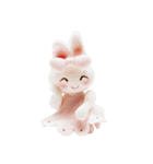 Nakalle, expressive handmade clay rabbit（個別スタンプ：33）