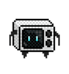 Fridgetron and Friends！ Cute Pixel Robot（個別スタンプ：39）