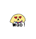 ゆる〜いゴールデンレトリバー（個別スタンプ：7）