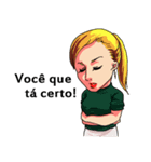 Sticker 1 in Portuguese（個別スタンプ：18）