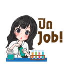 Eco Woman Scientist（個別スタンプ：6）