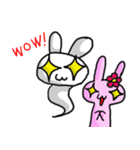 piou-piou Rabbit（個別スタンプ：22）