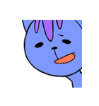 Blue Cat and Cheese Rat（個別スタンプ：3）
