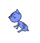 Blue Cat and Cheese Rat（個別スタンプ：7）