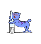 Blue Cat and Cheese Rat（個別スタンプ：13）