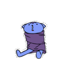 Blue Cat and Cheese Rat（個別スタンプ：16）