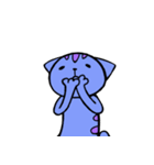 Blue Cat and Cheese Rat（個別スタンプ：17）