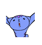 Blue Cat and Cheese Rat（個別スタンプ：19）