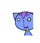 Blue Cat and Cheese Rat（個別スタンプ：23）