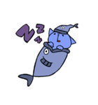Blue Cat and Cheese Rat（個別スタンプ：24）