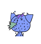Blue Cat and Cheese Rat（個別スタンプ：26）