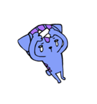 Blue Cat and Cheese Rat（個別スタンプ：30）