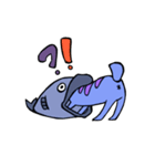 Blue Cat and Cheese Rat（個別スタンプ：31）