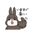 ごますりうさぎ（個別スタンプ：37）