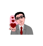 Smart working, men's style version 1.1（個別スタンプ：7）