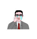 Smart working, men's style version 1.1（個別スタンプ：12）