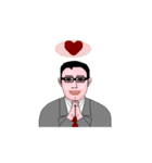 Smart working, men's style version 1.1（個別スタンプ：14）