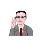 Smart working, men's style version 1.1（個別スタンプ：17）