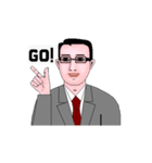 Smart working, men's style version 1.1（個別スタンプ：19）