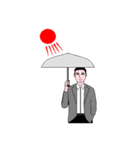 Smart working, men's style version 1.1（個別スタンプ：35）