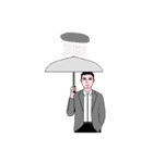 Smart working, men's style version 1.1（個別スタンプ：36）