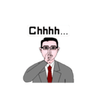 Smart working, men's style version 1.1（個別スタンプ：37）