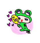 擬態したカエル（個別スタンプ：5）