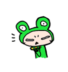 擬態したカエル（個別スタンプ：8）