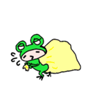 擬態したカエル（個別スタンプ：19）