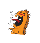 DinoOrange（個別スタンプ：1）