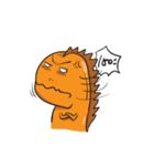 DinoOrange（個別スタンプ：4）