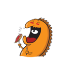 DinoOrange（個別スタンプ：7）
