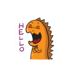 DinoOrange（個別スタンプ：9）