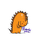 DinoOrange（個別スタンプ：10）
