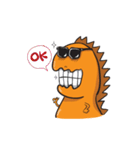 DinoOrange（個別スタンプ：11）