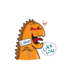 DinoOrange（個別スタンプ：20）