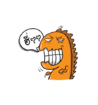 DinoOrange（個別スタンプ：22）