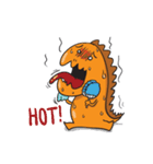 DinoOrange（個別スタンプ：24）