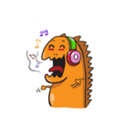 DinoOrange（個別スタンプ：25）