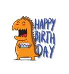 DinoOrange（個別スタンプ：28）