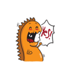 DinoOrange（個別スタンプ：30）
